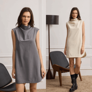 SLEEVELESS MINI DRESSES
