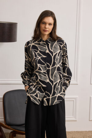 ONE SIZE MINIMAL PATTERNED SHIRT