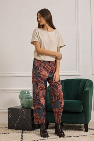 FLORAL PRINTED PANTS