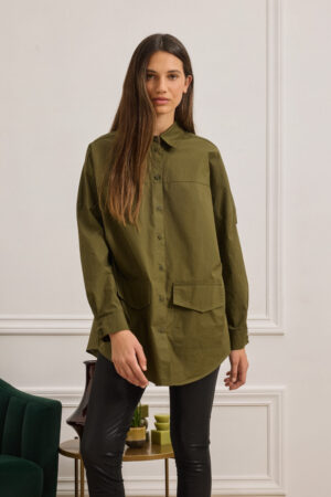 STRAIGHT LINE KHAKI SHIRT